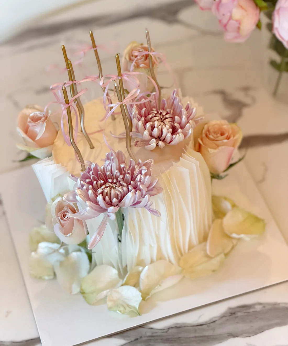 Rabia Oğuz Cake'in hazırladığı özel gün pastalarından biri